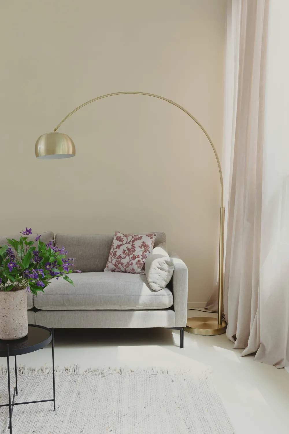 Store Zuiver Vloerlamp Metal Bow