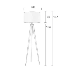 Shop Zuiver Vloerlamp Tripod
